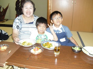 親子料理教室の写真