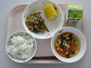 7月4日 7月4日の給食写真