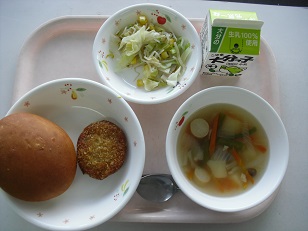 11月1日の給食写真