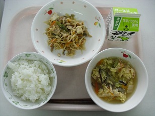 11月12日の給食写真