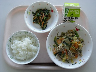 11月7日の給食写真