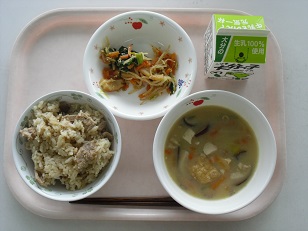 12月12日の給食写真