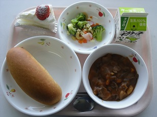 12月18日の給食写真