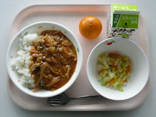 12月7日の給食写真