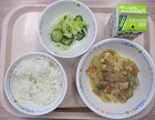 給食の写真
