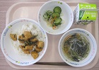 給食の写真