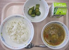 給食の写真