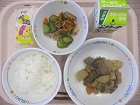 給食の写真