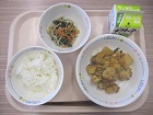 給食の写真