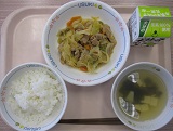 給食の写真